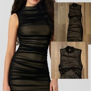 Elegant Black Sleeveless Dress